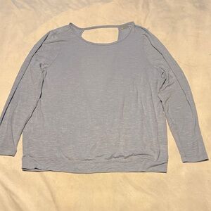 Zella Women's Light blue Long Sleeve Top (1x)